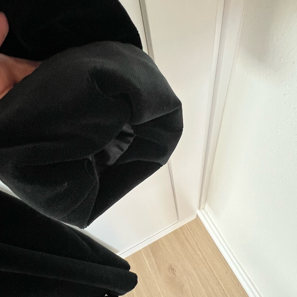 velvet coat, trench - long, VINTAGE , opera coat jacket duster sz M - Picture 6 of 9